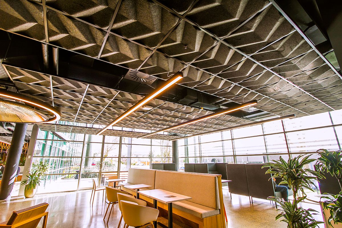 Maori TV - 3D Acoustic Ceiling